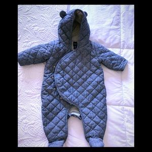 Baby gap denim one piece coat